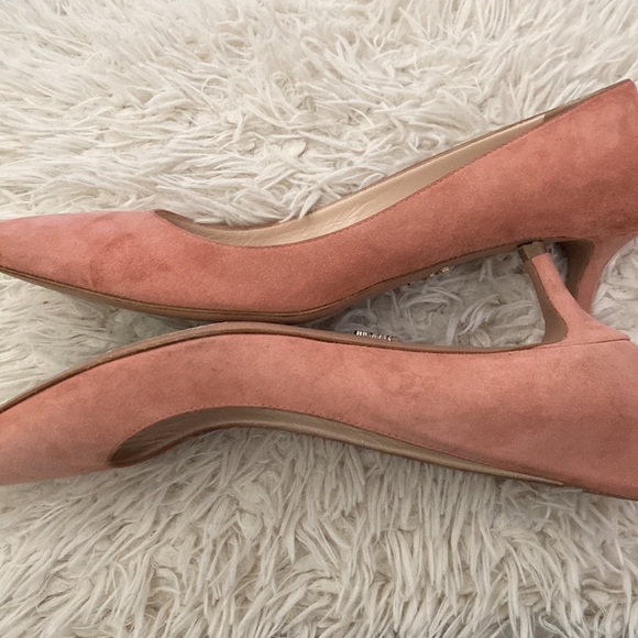 Prada Light Pink Ponty-toe kitten heels pumps - Picture 11 of 16